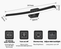 Lámpara De Escritorio LED Para Monitor De Computadora Luz De Lectura Colgante Para Dormitorio Y Estudio Dimmer Sin Fin - details 11