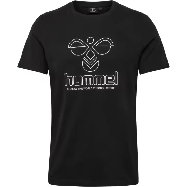 Camiseta negra HUMMEL IICONS GRAPHIC black 220034 - 2001 - 1