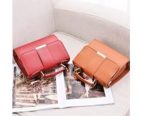 Women's Flap Shoulder Bag Solid Color Crossbody Bag Messenger Bag Women's Leather Handbag Pocket Casual Small Square Bag - details 9