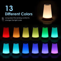 Lámpara Nocturna Toque Sensor Recargable Para Niños Habitación Luz Caliente Blanca RGB Cambiante Lámpara De Mesa Para Dormitorio - details 24