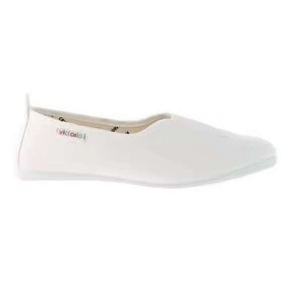 Zapatillas gimnasia Victoria Lona blanco junior - 1