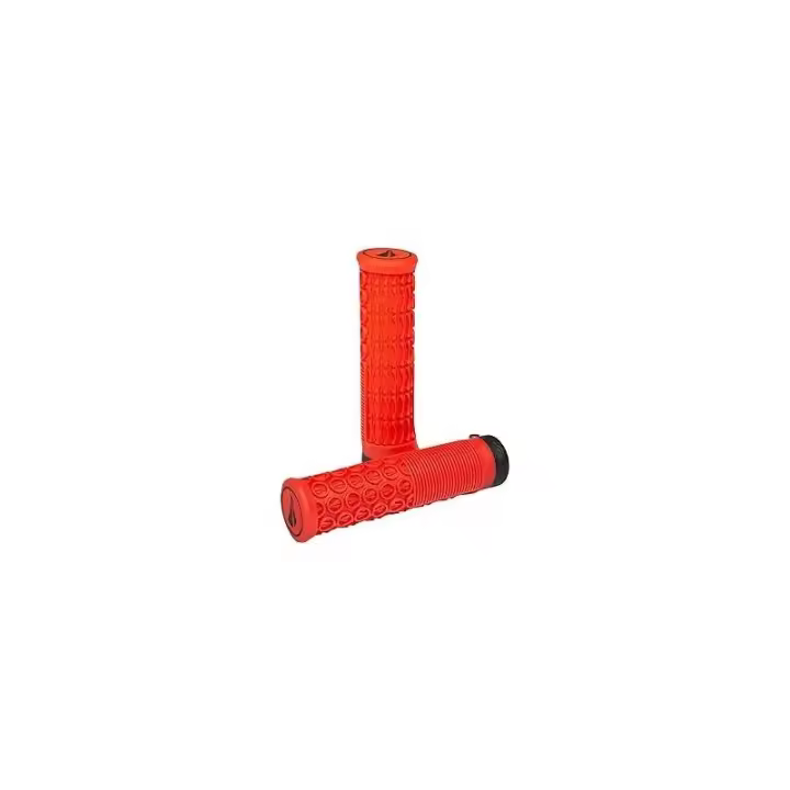 SDG Components - Puños para bicicleta THRICE 33mm con diseño de bloqueo integrado de doble densidad, perfil medio hongo y amortiguadores circulares para máxima comodidad y tracción en ciclismo - 1