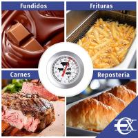 Termómetro de cocina | Acero inoxidable | Diseñado para carne y pescado | Paquete de 2 | - details 2