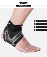 AOLIKES Soporte De Tobillo Elástico Con Ajuste Libre Protección De Banda De Compresión Para Prevenir Espraines Deporte Y Fitness - details 7