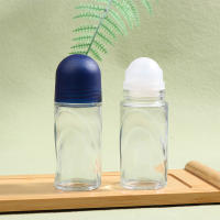 Botella De Roll on De Vidrio Transparente 50ml Extra Grande Para Perfume Aceite Essencial Gel Antitranspirante De Prueba - details 4