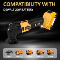 Herramienta Oscilante Sin Cable Eléctrica Para Carpintería Y Corte Con Trimmer De-Walt 20V Para Mejoras En El Hogar DIY - details 5