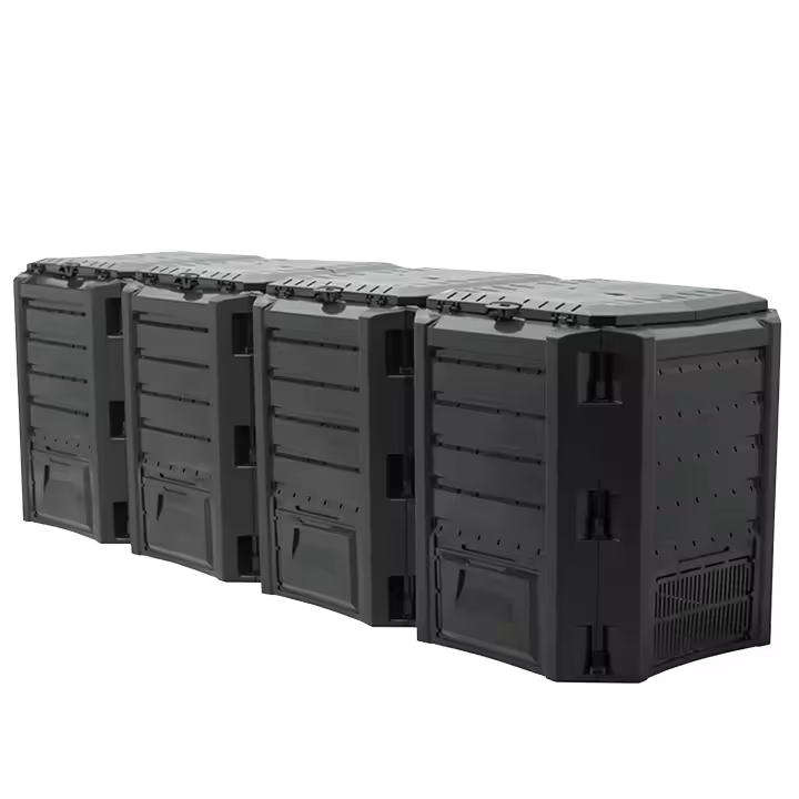 Prosperplast Planta de Compostaje MODULE COMPOGREEN 1600L Negro - 1