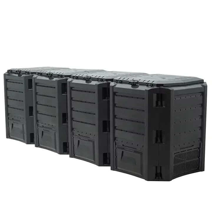 Prosperplast Planta de Compostaje MODULE COMPOGREEN 1600L Negro - 1