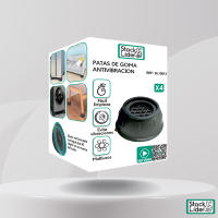 PATAS ANTIVIBRACION LAVADORAS - Cancelación de Golpes y Ruidos Universales - Almohadillas de Goma Lavadora - Patas Antideslizantes - Almohadillas Ruido Lavadoras - Universal Lavadoras, Amortiguadores Lavadoras, Frigoríficos y Muebles -  Antiruidos - 4ud - details 5