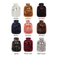 Funda De Botella De Agua Caliente De 2000ml Con Peluche Protección Invierno Resistente Al Frío Y Al Calor Funda Suave Para Botella De Agua Caliente - details 11