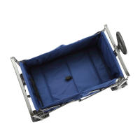 AREBOS Carro de Mano Plegable - carga 100 kg - Carrito Playa - con Barra telescópica para Empujar - Ruedas giratorias de 360° - details 15
