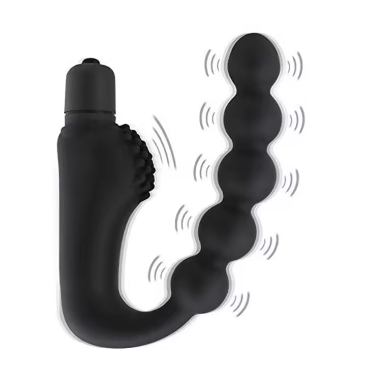 Vibrador Para Prostata De Silicona Con 10 Velocidades De Motor Estimulación De Bala Herramienta Sexual Para Hombres Plug Anal Tienda De Sexuales - 1