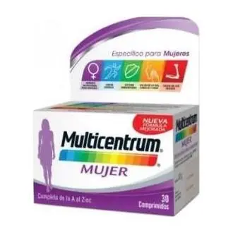 Multicentrum Mujer, 30 Comprimidos - 1