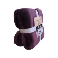 Manta sofá Gruesa invierno sedalina en Morado y borreguito polar sherpa  Aislamiento Térmico y Suavidad Extra-Mercatienda.es - details 1