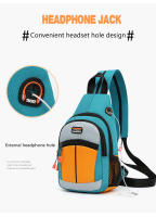 Mochila De Pecho Multifuncional Para Hombres Y Mujeres Puede Ser Usada Con Un Hombro O Dos Hombros Estilo Crossbody Moda - details 2