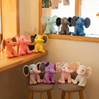 Elegante Muñeco De Peluche Elefante Para Baño De Fetiche De Nacimientos Regalo Perfecto Para Bebés Recién Nacidos Y Graduaciones Material De Poliéster Relleno De Algodón PP - details 2