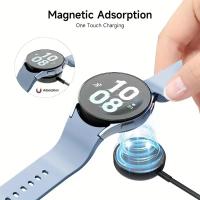 Cargador Inalámbrico Rápido USB Con Soporte Para Reloj Samsung Galaxy Watch 6 Watch5 pro Watch 5 4 3 2 1 44mm 40mm Cable De Carga Adaptador De Dock - details 16