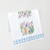 Juego De 4 Servilletas Vintage Con Flores Y Mariposas 40x60cm Resistentes a La Mancha Y Planas Para Uso En Comedor Y Cocina - details 4