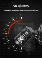 Linterna Frontal Potente 10000000LM Con 3 Modos Luz LED Para Camping Pesca Caza Impermeable Con Luz De Advertencia - details 15