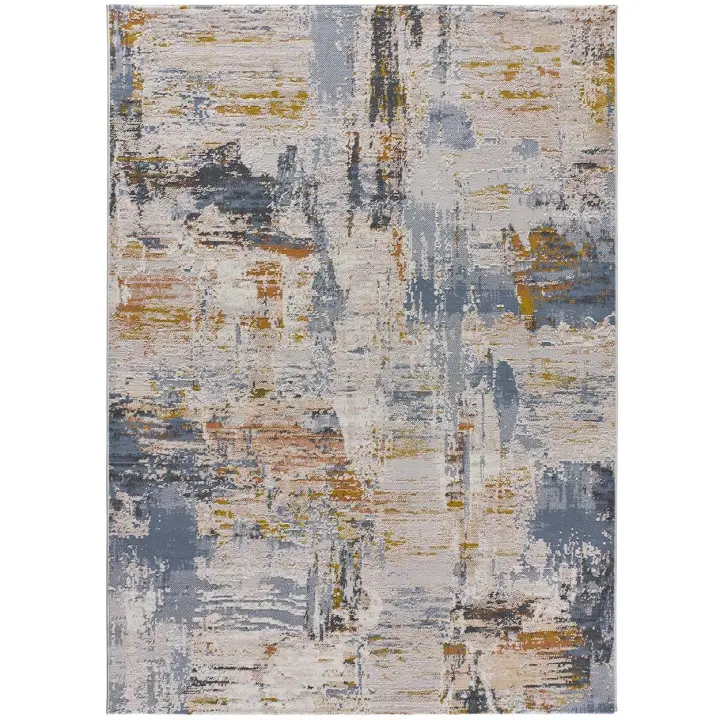 ATTICGO Alfombra de Interior Estilo Mosaico en Multicolor - Springs 2498 | 115X170, 134X200, 154X230, 77X150 cm - 1