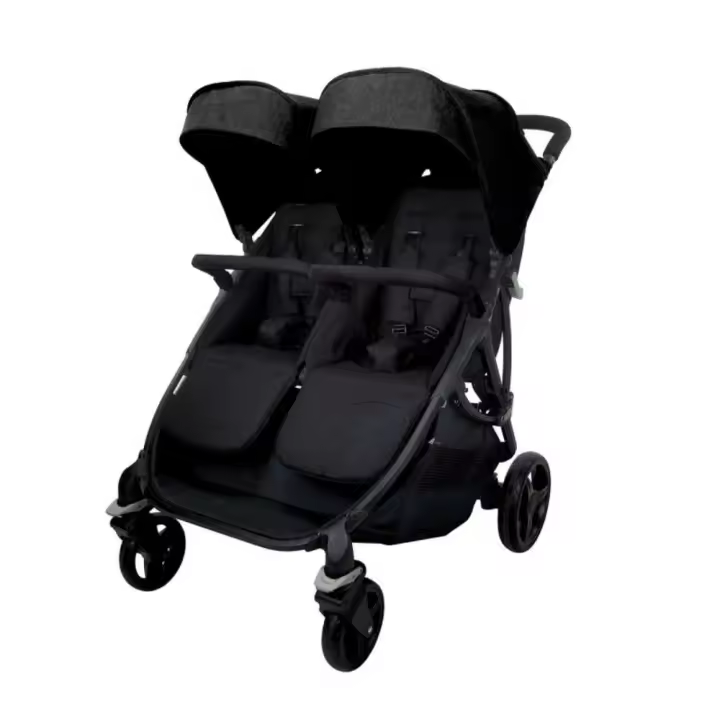 Carrinho de gémeos Asalvo Double Bro Black - 1