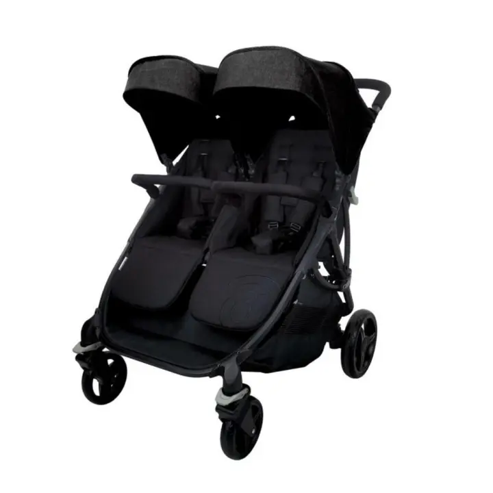 Carrinho de gémeos Asalvo Double Bro Black - 1