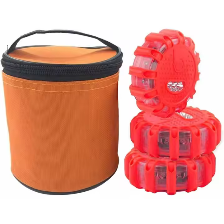 Potente Baliza LED Naranja para Automóvil - 1