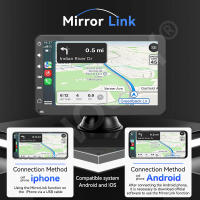 Ahoudy Reproductor Multimedia Universal Para Coche 7 Pulgadas Con CarPlay Inalámbrico Y Android Auto Pantalla Táctil AUX FM USB Soporte Para 4G - details 1