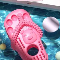 Juguetes Para Morder De Goma TPR Para Perros Y Gatos Con Puntos Protruidos Para Limpieza Y Enseñamiento De Dientes Juguetes Sonoros Con Clip De Alimento - details 2
