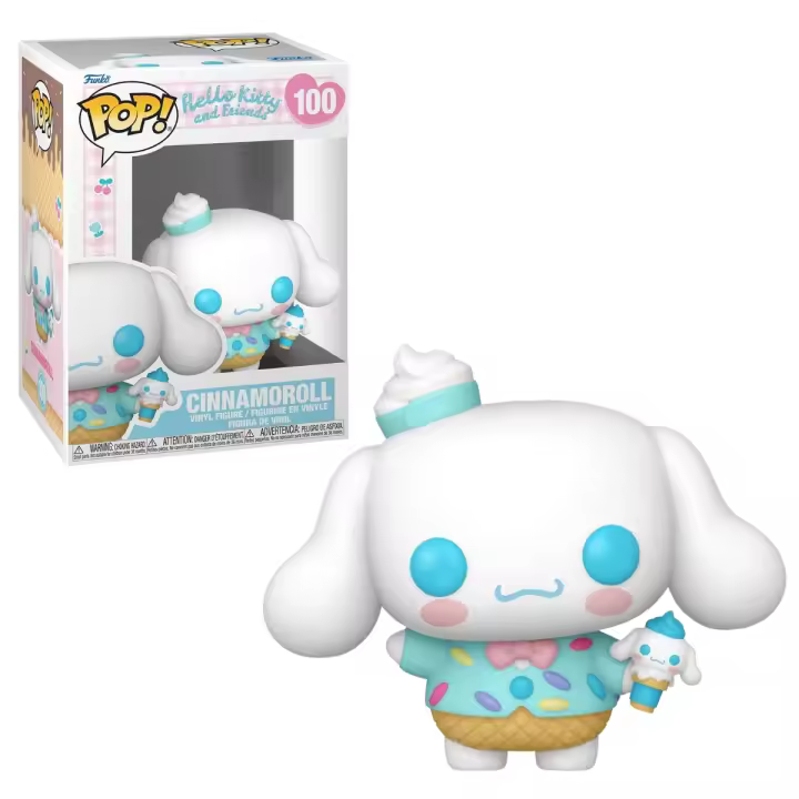 FUNKO POP! HELLO KITTY - CINNAMOROLL CON HELADO, 83693, Nº100, PRODUCTO CON LICENCIA OFICIAL - 1