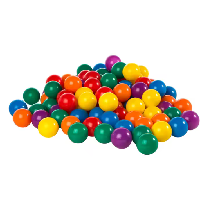 Pack 100 bolas multicolor 6,5 cm diámetro INTEX - 1