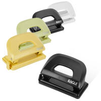 Pulverizador De Papel Eagle Con Dos Agujeros Capacidad Para 12 Hojas Con Recipiente Para Residuos Guías Ajustables Para Papel Suministros Para Escuela Y Oficina - details 0