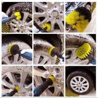 Set De 4 Piezas De Cepillo Para Taladro Limpiador De Pisos De Azulejos Baños Cocinas Y Coches Kit De Limpieza Con Cepillo De Nylon - details 6