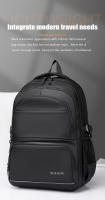 Mochila Para Hombre Mochila De Viaje Casual Impermeable De Gran Capacidad Con Computadora Bolsa De Estudiante De Colegio Marca Trendy - details 3