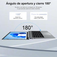 Portátil Vanwin 15,6, 24GB RAM, 512GB SSD, Procesador Intel Celeron n5095, WiFi 5G/2,4G, HDMI, USB 3,0*2, teclado Español, Bluetooth, Katería 38 Wh1, desbloqueo por Huella digital y bloqueo de Cámara - details 3