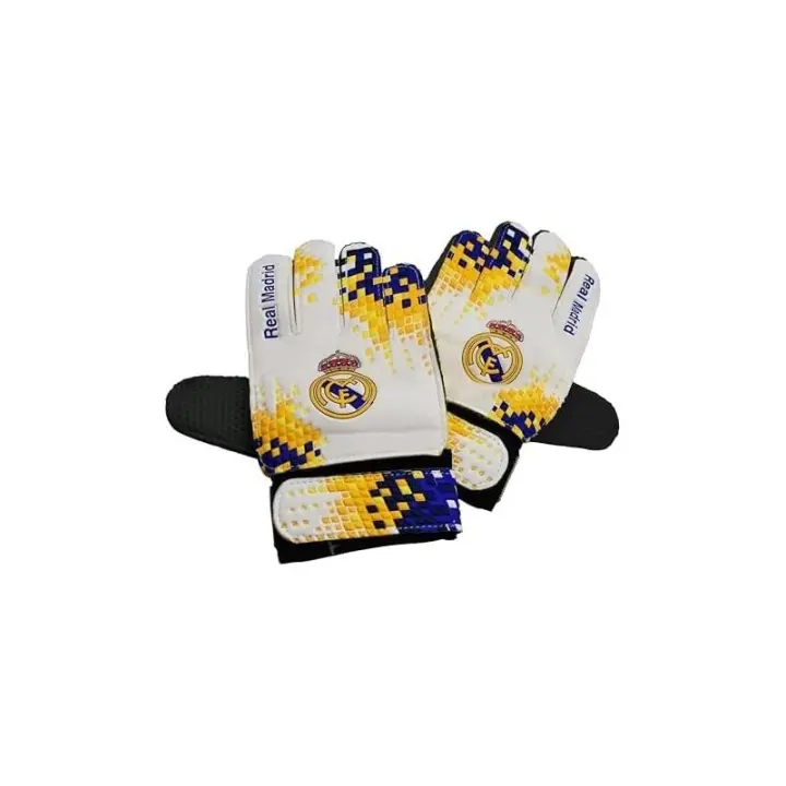 Guantes fútbol de portero Real Madrid para niños producto oficial tallas 5(XS) y 7(S) RM6BUP06 - 1