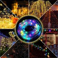 Cadena De Luces LED RGB WS2812B 20m 10m 5m DIY Inteligente IC APP Bluetooth Remote Para Jardín Fiesta Navidad Boda Decoración - details 6