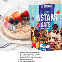 LIFE PRO FITFOOD INSTANT OATS PREMIUM 1.6KG - Harina de Avena Premium - Carbohidrato de Liberación Lenta - Energía mas Tiempo - details 2