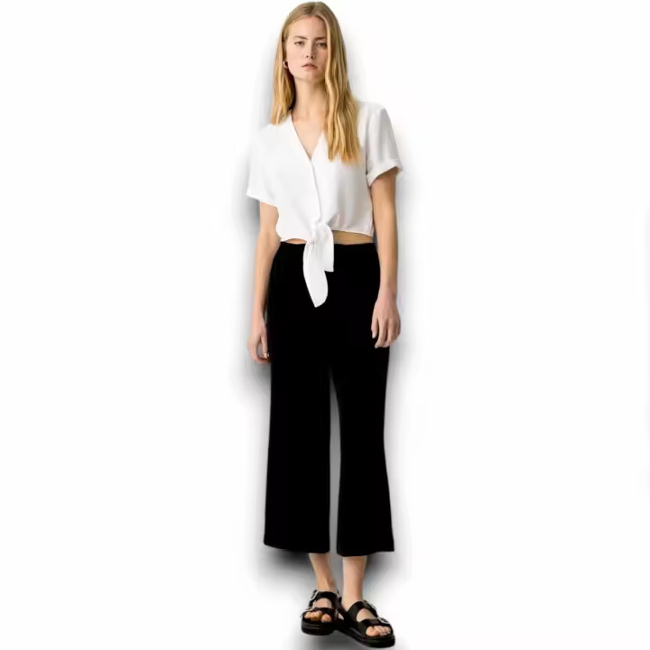 Pantalón Francesca Negro Tiffosi - Básico Imprescindible La Mujer Barbuda - 1