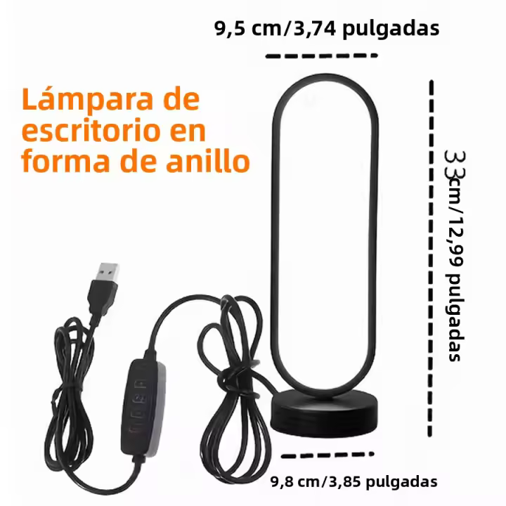 Lámpara De Noche LED Moderna Para Mesa Luz De Dormitorio Ajustable Iluminación Creativa Decoración Hogar Regalos Únicos - 1