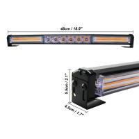 Luz De Advertencia Estroboscópica LED Para Coche Luz De Emergencia Automática Barra COB Lámpara De Señalización Tráfico Accesorios De Coche - details 0