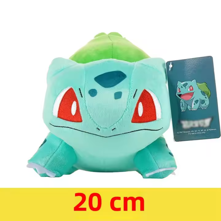 Peluche Pokemon De Squirtle Charmander Bulbasaur Gengar Eevee Y Pikachu Muñeco De Peluche Con Etiqueta Para Niños Regalo De Anime - 1