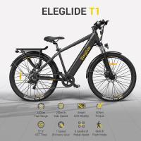 Eleglide T1 Bicicleta eléctrica de trekking con neumáticos de 27,5 pulgadas, batería de 36V 13Ah, motor de 250W, Shimano 7 velocidades, velocidad máxima de 25 km/h, alcance máximo de 100 km, resistente al agua IPX4, freno de disco dual - details 6