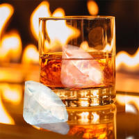 Molde De Hielo De Silicona Para Nevera Con Tapa Reutilizable Molde De Hielo En Forma De Bola Diamante Para Whiskey JT08 - details 9