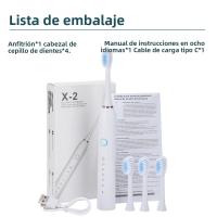 Cepillo De Dientes Eléctrico Universal Para Adultos Y Niños Con 6 Modos Sonic Impermeable Recargable Ajustable Cerdas Suaves - details 10