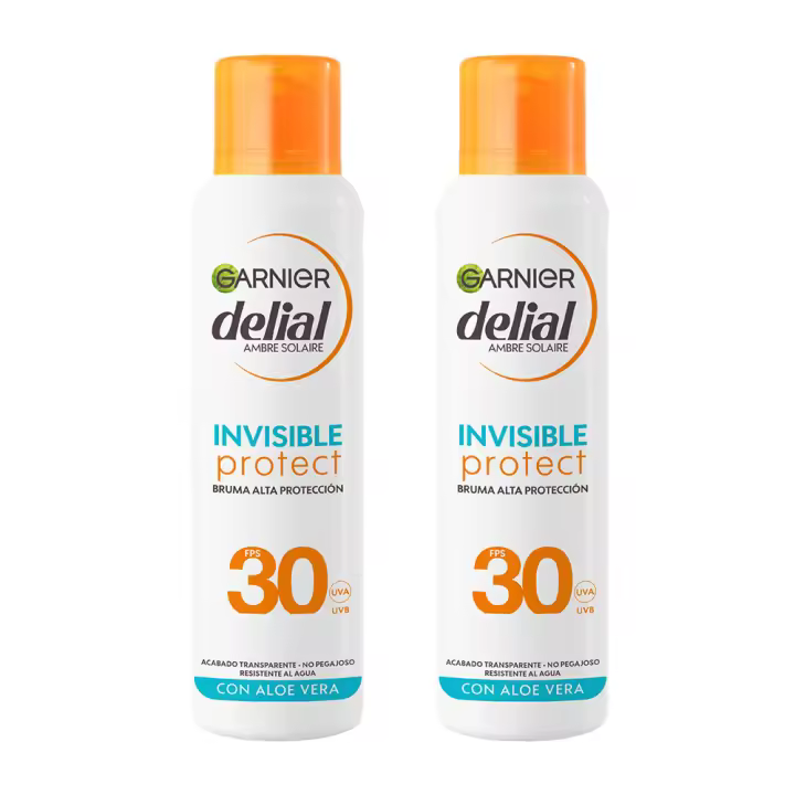 GARNIER | Delial Pack de 2 Invisible Protect Bruma de Alta Protección FPS30 - 2x150ML - 1
