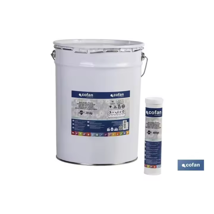 Grasa Blanca Atoxica Alimentaria Cofan; Lubricante Alta Calidad - 1