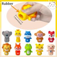 10PCS Teatrillos De Goma Suave Para Niños Juguetes Educativos De Peluche Animal Para Juegos De Rol Y Cuentos Regalo Para Niñas - details 4