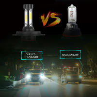 2pcs H4 LED Faros De Coche 3 Chips COB Lámpara De Cabeza Auto S2 72W 8000LM Accesorios De Coche Luz De Niebla LED 6500K 9-36V - details 3