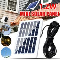 Panel Solar Mini USB De 1.2W 6V Módulo De Energía Para Exteriores Polícrata Para DIY Con Cable De 118.27 Pulgadas - details 0